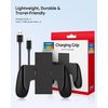 Switch 2 Gen JoyCon Charging Grip Compatible with NS & OLED Joycon Controller, Charging Grip Stand for Switch 2, Portable NS2 JoyCon Controller Charger with Indicators, USB-C Cable