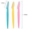 Eyebrow Razor, Exfoliating Tool, (3 pack) Face Body Neck Women's Dermaplaning Kit, Fine Hair Shaver, Razors Women, Trimmer, Brow Removal Blade, Peach Fuzz Remover by TradeProvider®