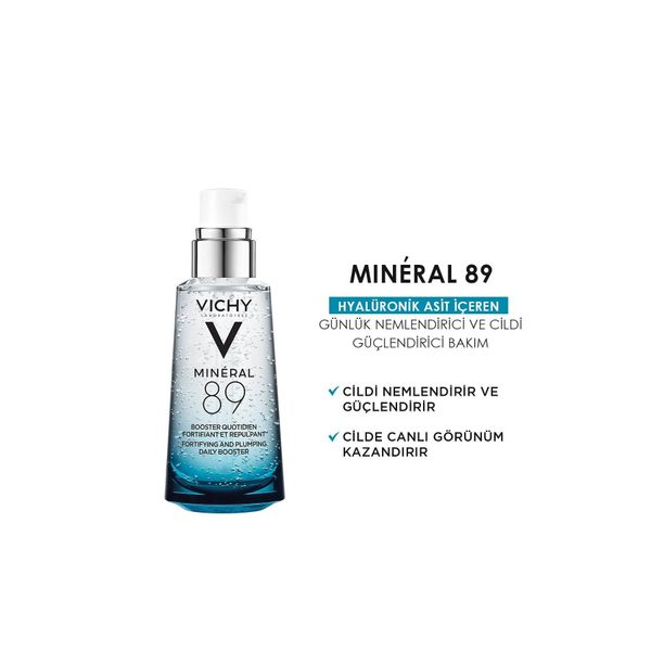 Mineral 89 Mineralizing Water + Hyaluronic Acid 50 ml Serum Besleyici Ve Nemlendirici