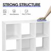 9-Cube Closet Organizer Shelves Storage White Saving Space for Room Office