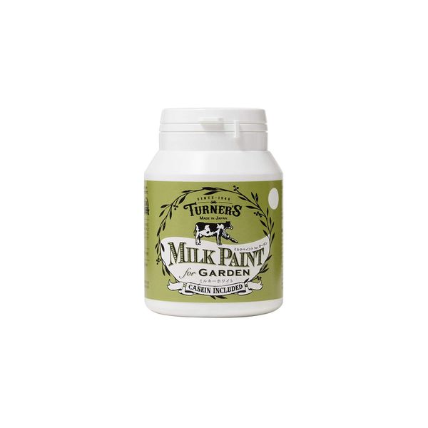 Turner’s Milk Paint for Garden MKG20301 Acrylic Paint, Milky White, 6.8 fl oz (200 ml)