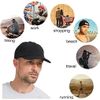 Etyepoh Baseball Cap Polo Style Classic 6 Panel Adjustable Sport Solid Sun Hat Unisex (Navy)