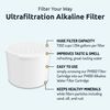 Invigorated Water 1-Pack Ultrafiltration Membrane Water Filter - Compatible With Alkaline Filter Cartridge - Easy To Use - Keep Healthy Minerals - Improves Taste & Smell Of Water - 264 Gallon Capacity