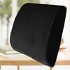 Premium Memory Foam Coccyx Seat Pad + Back Support Lumbar Cushion Set Pillow