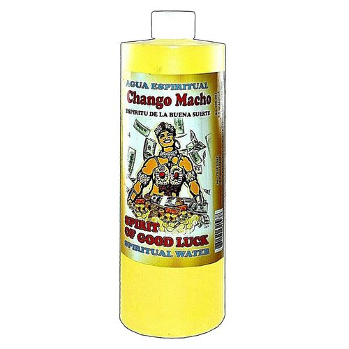 MISTIC 1 BOTTLE SPIRIT OF GOOD LUCK SPIRITUAL WATER- CHANGO MACHO AGUA ESPIRITUAL 16OZ-WICCA-MAGICK-PAGAN