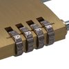 50mm Brass Combination Padlock/Lock/Security Shed Garage Door TE563