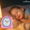 ATRIUM alarm clock analogue pink silent, with light and snooze function A921-17