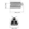 QWORK 2 Pieces Toothpaste Squeezer, Tube Squeezer, 304 Stainless Steel Toothpaste Holder with Stand, Saves Toothpaste