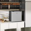 1.1Cu.Ft Mini Freezer with Reversible Door for Home Office Silver