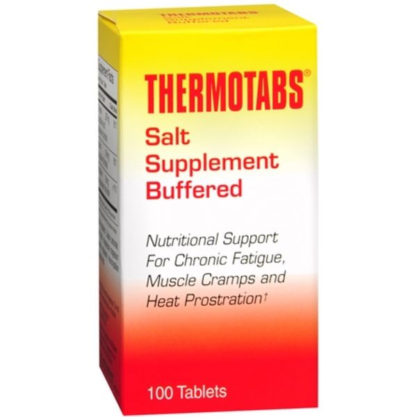 THERMOTABS Salt Supplement Buffered Tablets 100 Tablets (Pack of 8)
