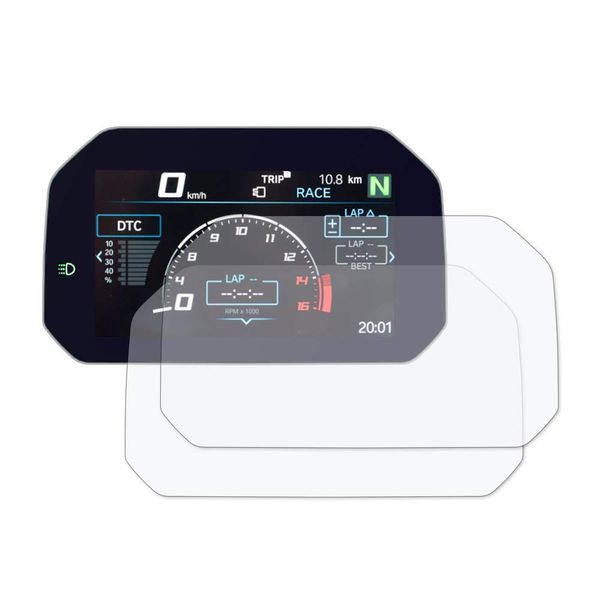 Speedo Angels Dashboard Screen Protector compatible with S1000RR (2019+) 2 x Anti Glare