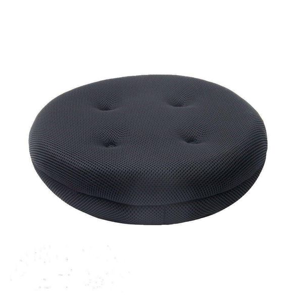 Baibu Home Ultra Breathable Seat Cushion, 11.8 inches (30 cm), Black, Round Chair Cover, Non-stuffy, Washable, Cushion, Round, Chair Cushion, Interior Decoration, Includes Elastic