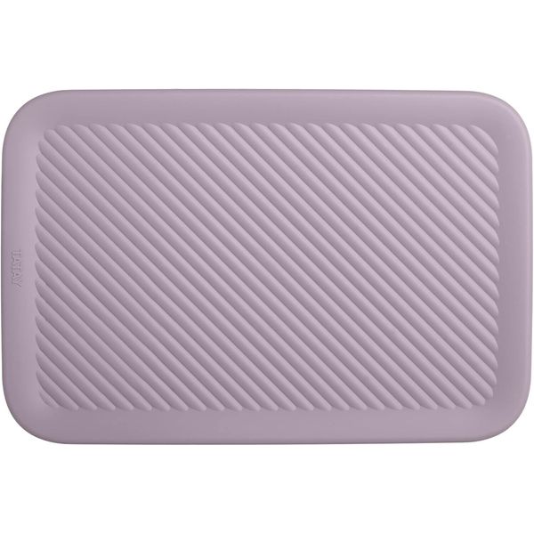 Superio Ribbed Lid for Plastic Open Storage Bins, 4 Pack Medium Lilac 5 Liter
