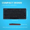 Perixx PERIBOARD-422 Wired USB-C Mini Keyboard, USB Type C Connector, UK QWERTY