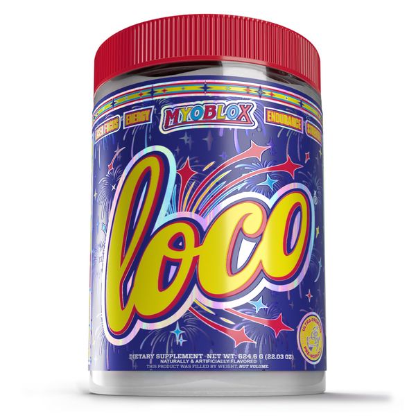 MyoBlox Loco | Pre Workout (40 Servings, Sucka Free Tea)