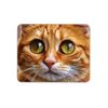 Ginger And White Cat With Big Eyes PC Computer Mouse Mat Pad