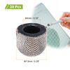 sourcing map 20Pcs Replacement Fiber Mesh Tips For Stylus Pens 7.5mm Suitable For Capacitive Touch Screen,High Sensitivity,Soft,No Scratch Screen Pen Tip