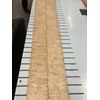 Figured Birch Wood Veneer 2 sheets 65'' x 4 3/4'' 514N