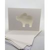 Iris Folding Card Pack Elephant C5 Size Makes 4 Cards DeeCraft
