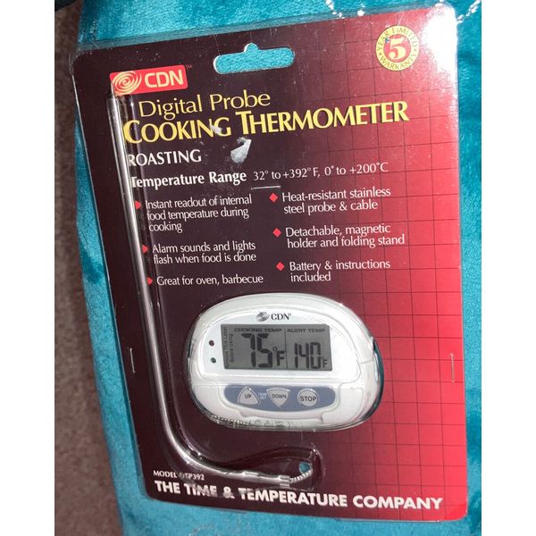 DTP392 CDN Cooking/Roasting/Smoker Digital Probe Thermometer! New Sealed