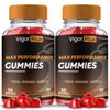 Vigor Plux Gummies for Men, VigorPlux  Advanced High Potency Formula (2 Pack)
