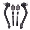 NewYall Front Inner and Outer Left Right Suspension Tie Rod Ends