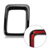 Vehicle Front Grille Grill Covers Inserts Frame Trims for Compass 2017-2020 (Black)
