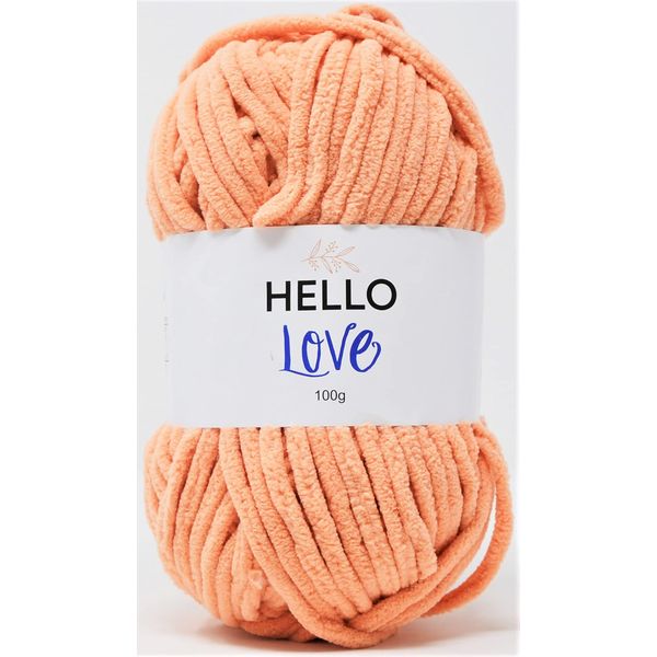 Hello Love Yarn, Pale Coral, 100g