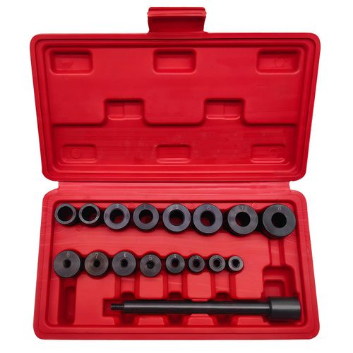 JEUCLEL 17PCS Universal Clutch Aligning Kit, Flywheel Pilot Hole Clutch Drive Plate Alignment Tool for Centered Accurate Installation, Pilot Bearing Corrector Set Transmission Repair Accessory