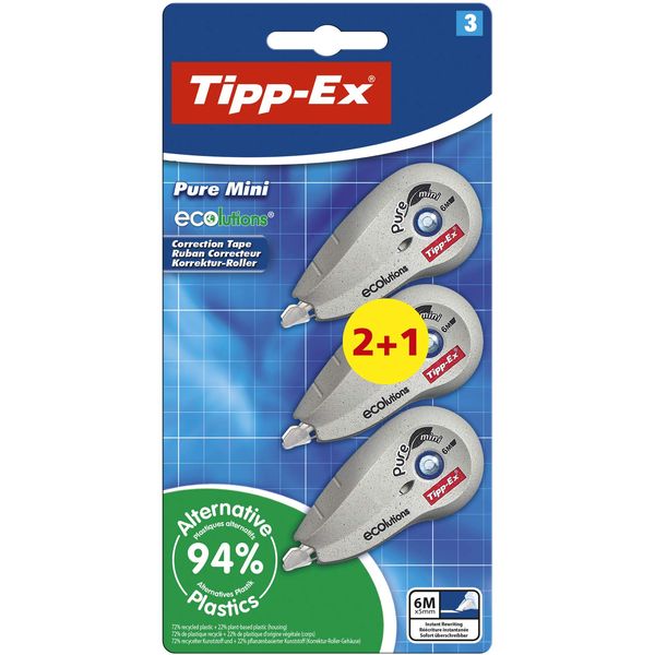 Pure Ecolution-Tipp Ex Korrekturroller Mini 918465 Tape