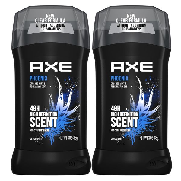 AXE Dual Action Deodorant Stick For Long Lasting Odor Protection, Phoenix...