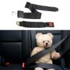 2x Black Universal Two Point Retractable Adjustable Car Seat Belt US