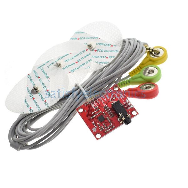 NEW Single Lead AD8232 Pulse Heart Rate Monitor /ECG Kit Modul Für Arduino