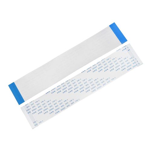 uxcell Flexible Flat Cable Flexible Ribbon Cable Blue Silver Grey PE 60 Pin 0.5mm Pitch 150mm FPC FFC LCD TV Car Audio DVD Player Laptop A Type (same side pin) 5pcs