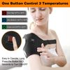 Heated Shoulder Brace Rotator Cuff Support Arthritis Compression Adjustab Sleeve