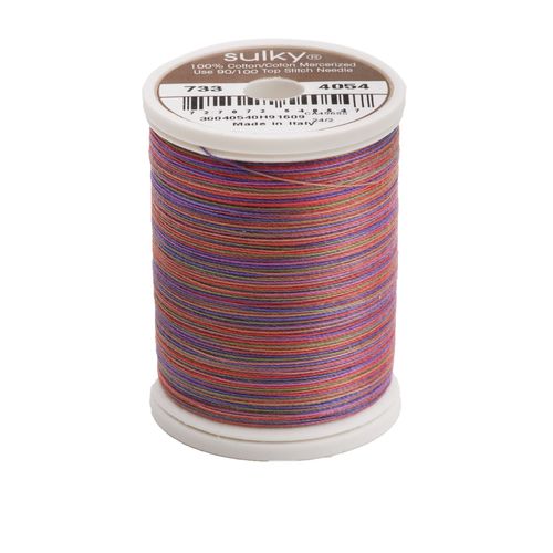 Sulky 27538 Blendables Thread 30wt 500yd, Royal Sampler
