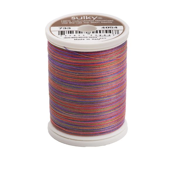Sulky 27538 Blendables Thread 30wt 500yd, Royal Sampler
