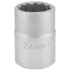 Draper T-MM/B 3/4 Square Drive 12 Point Socket (24mm), Blue, 24 mm