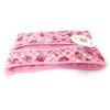 Sanrio My Melody Accessory Cosmetic Flat Polyester Pouch Double Zipper 2 Pocket Case Bag 7.9" x 4.7" (Heartsweets)