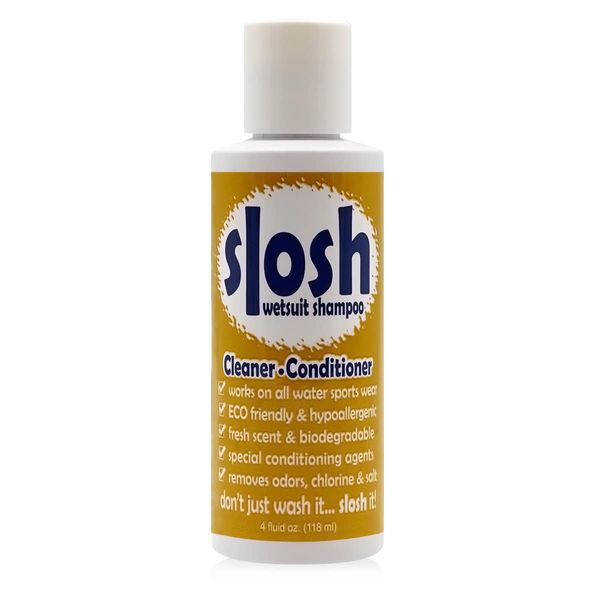 JAWS Just Add Water Solutions Slosh Wetsuit Cleaner Conditioner, 4 Ounce