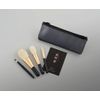 Zenith KFI-B124FCE Kumano Cosmetic Brush Set, Brush Heart, 4 Pieces