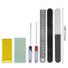 WMYCONGCONG 25 PCS Gundam Modeler Basic Tools Craft Set Hobby Building Tools Kit for Basic Model Building Repairing and Fixing Blue