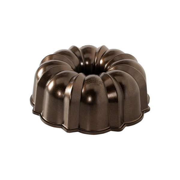 Nordic Ware Pro Cast Original Bundt Pan Bakeware, 12 Cup, Bronze