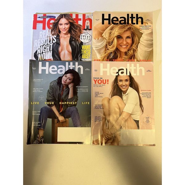 Health Magazine Lot of 4 magazines 2019