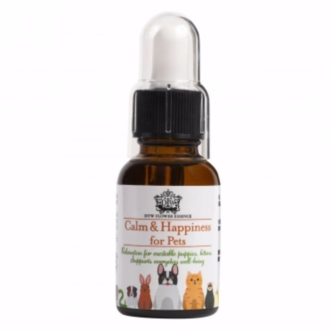 Flower Essence (DTW) [Calm and Happiness Forpet] Flower Essence for Pets [Genuine] Puppies, Kittens, and Active Pets Calmness and Calmness [Behavior and Habits to Fix] Do Not Sleep Soundly/Uneven Mood and Mood/Mood and Moored/Attack with Wrinkles on the N