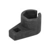 Qiilu Universal Car Repair 22mm 3/8" Oxygen Sensor Wrench Offset Removal Socket Tool