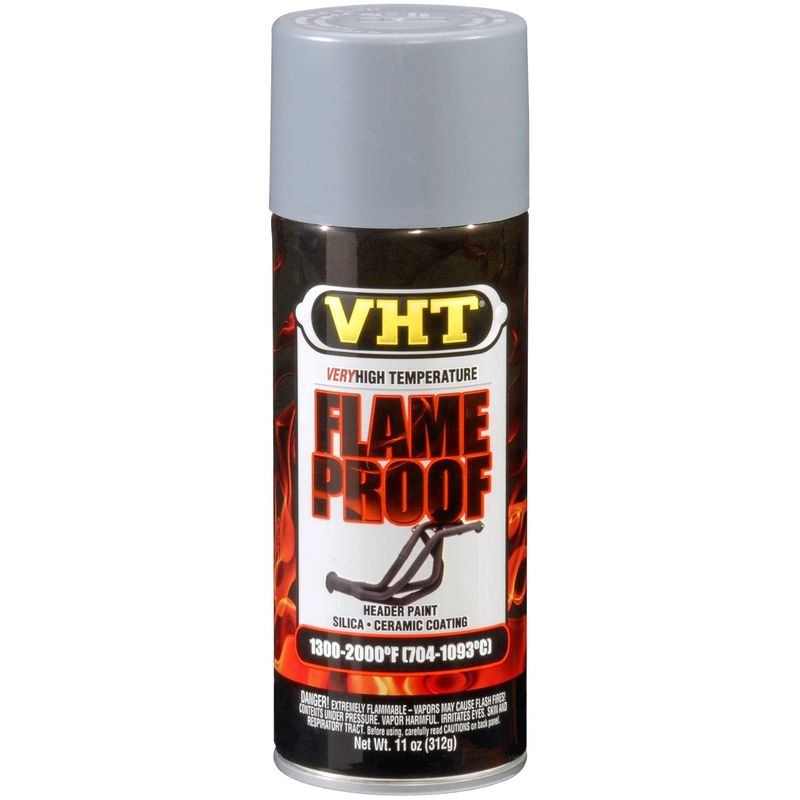 VHT ESP100000 FlameProof Coating Flat Grey Primer Can - , 11 Ounce ...