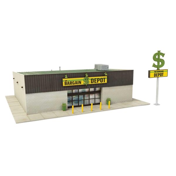 Spur HO - Walthers Discount Store Bargain Depot
