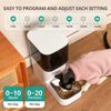 Boqii Automatic Cat Feeder Timed Cat Feeder with APP Control 4L Pet Feeder White