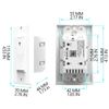 Smart WIFI In-Wall Switch For Alexa Google Home APP With Remote Control&Schedule